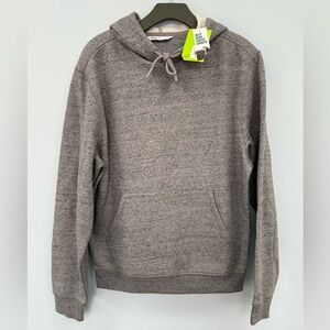 DSG Classic Fleece Hoodie Heather Light Charcoal Asphalt Small NWT Retail $40